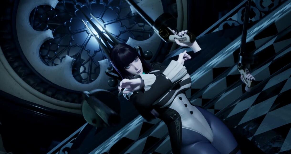 城堡钟窗前的魔法对手剧情场景